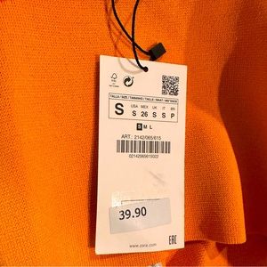 NWT orange crop top